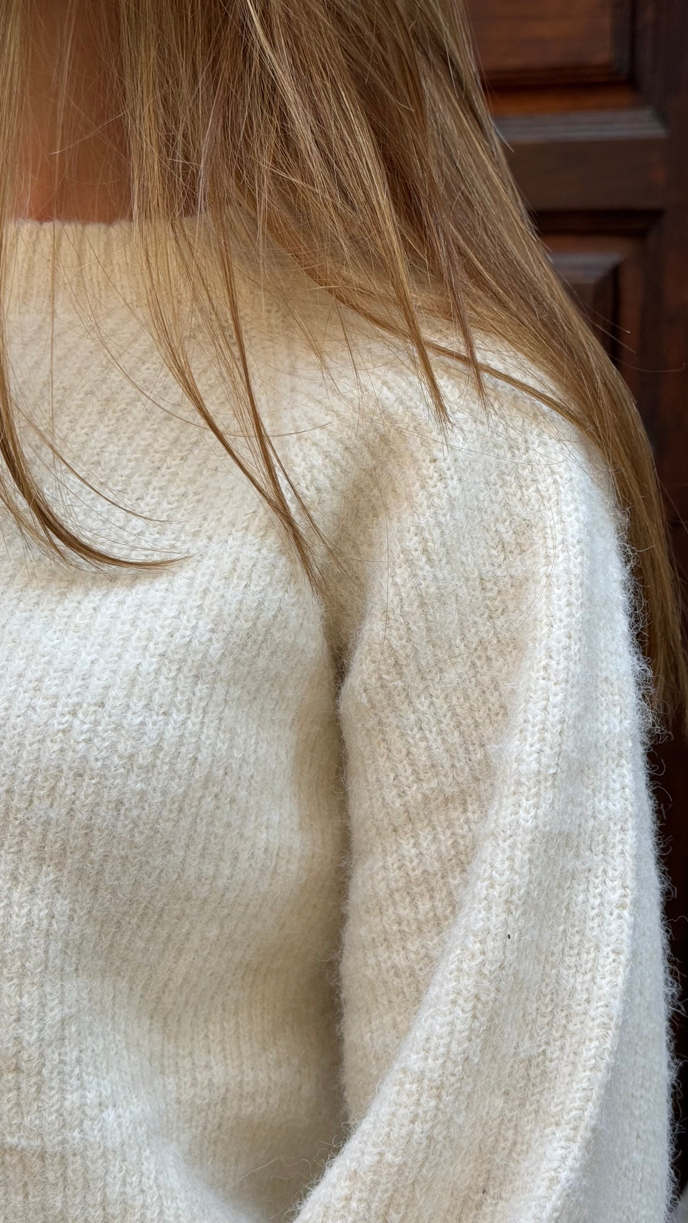 Jersey Detalle Escote Espalda Blanco