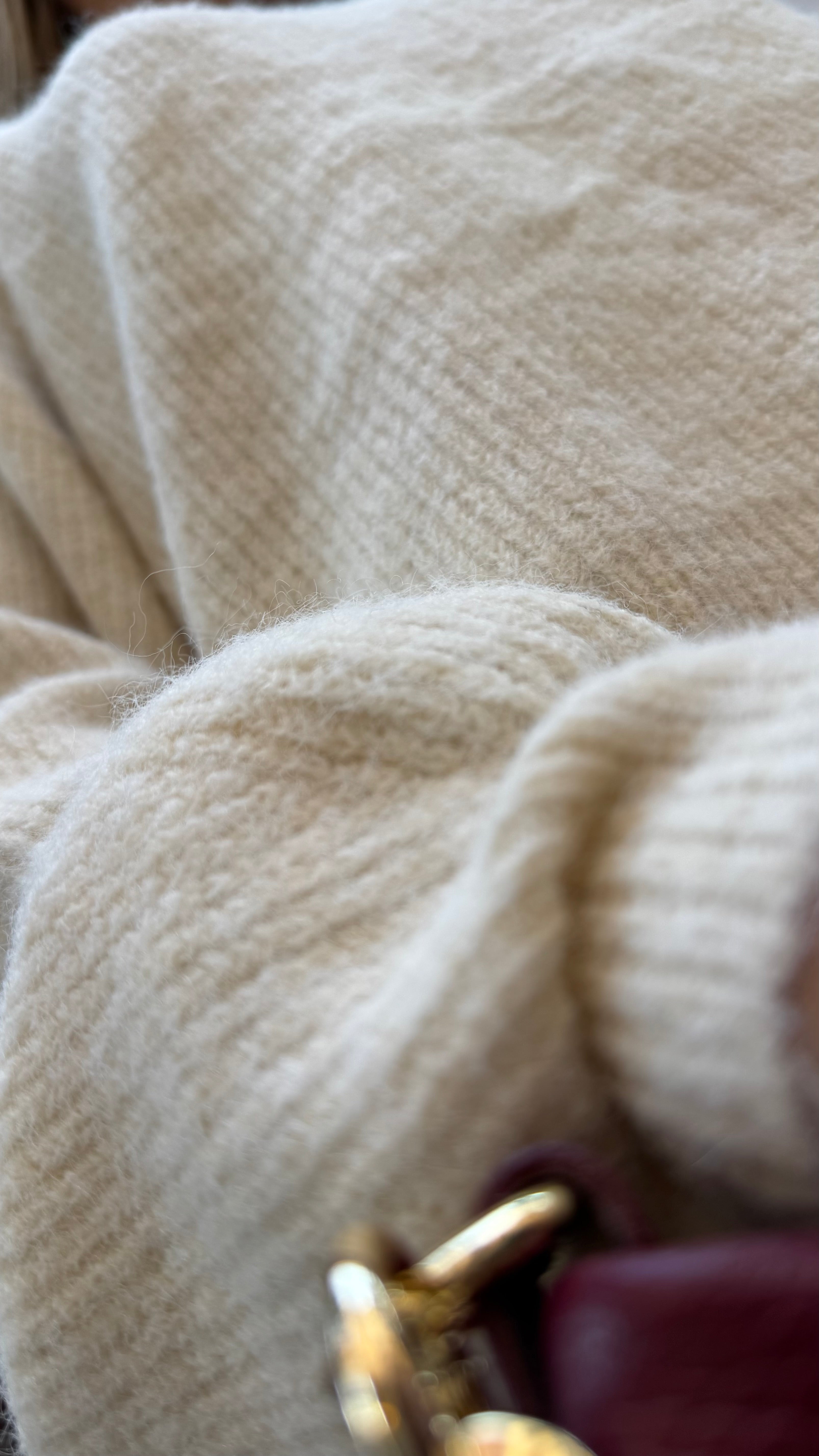 Jersey Detalle Escote Espalda Blanco